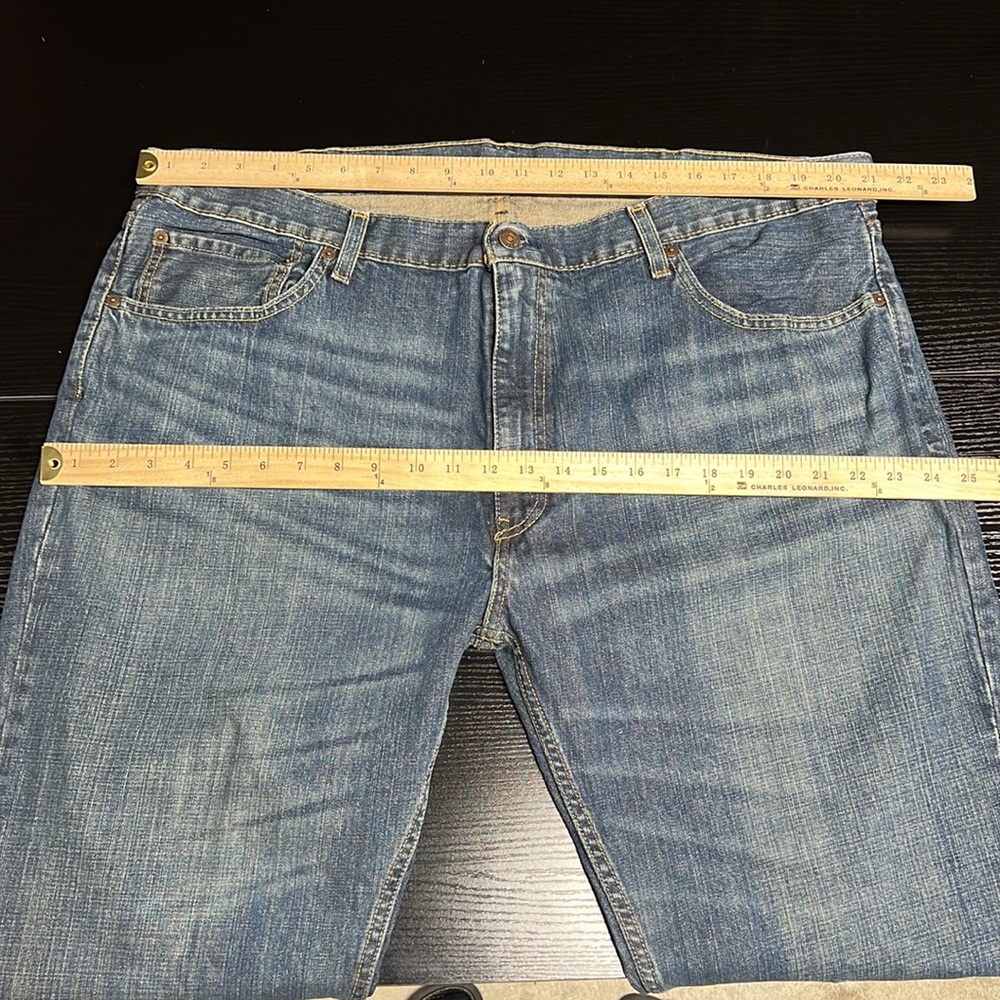 559‎ Relaxed Straight Fit Men's Jeans Size W42 L30 - Picture 2 of 12